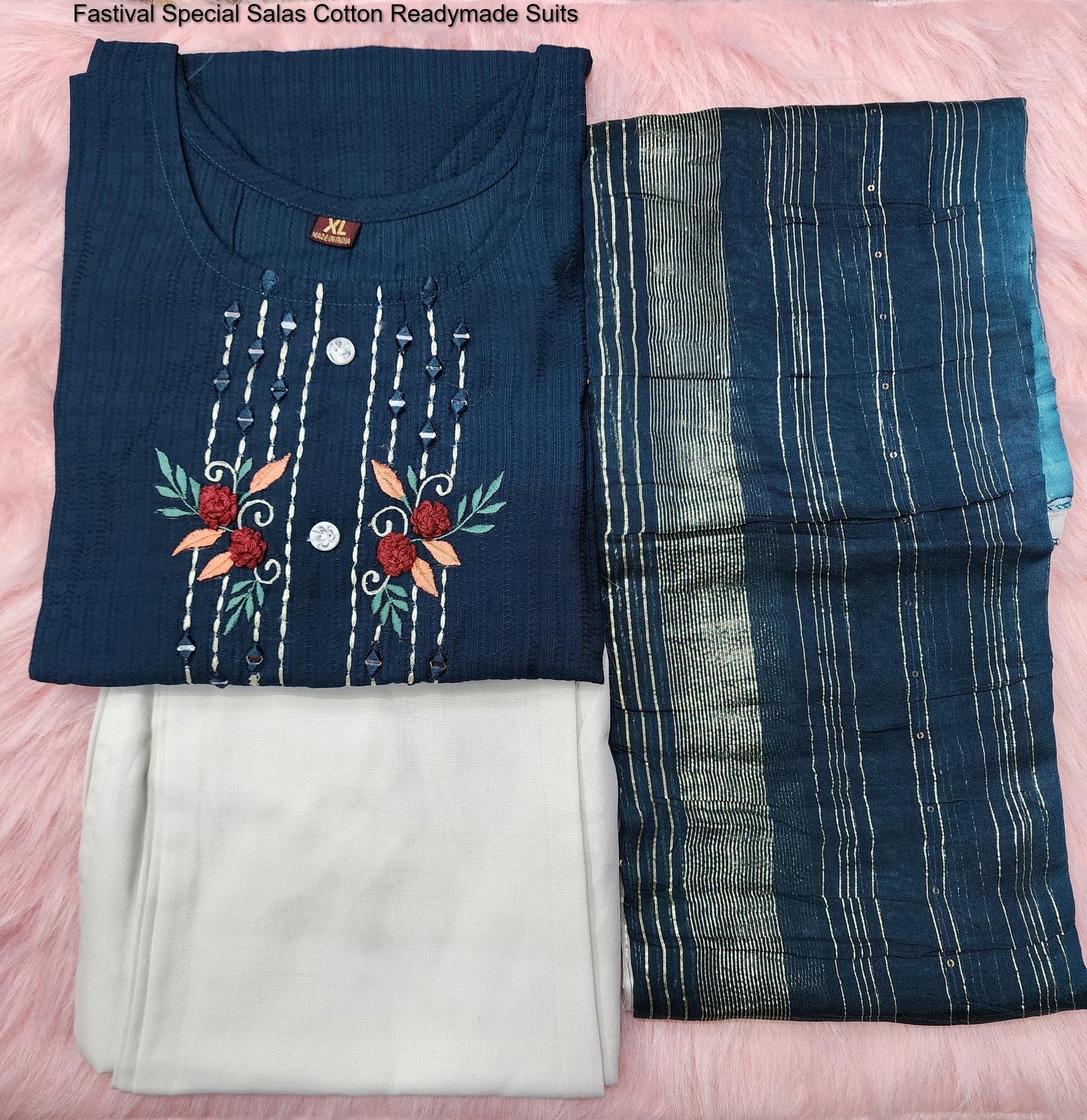 Fastival Special Salas Cotton Readymade Suits