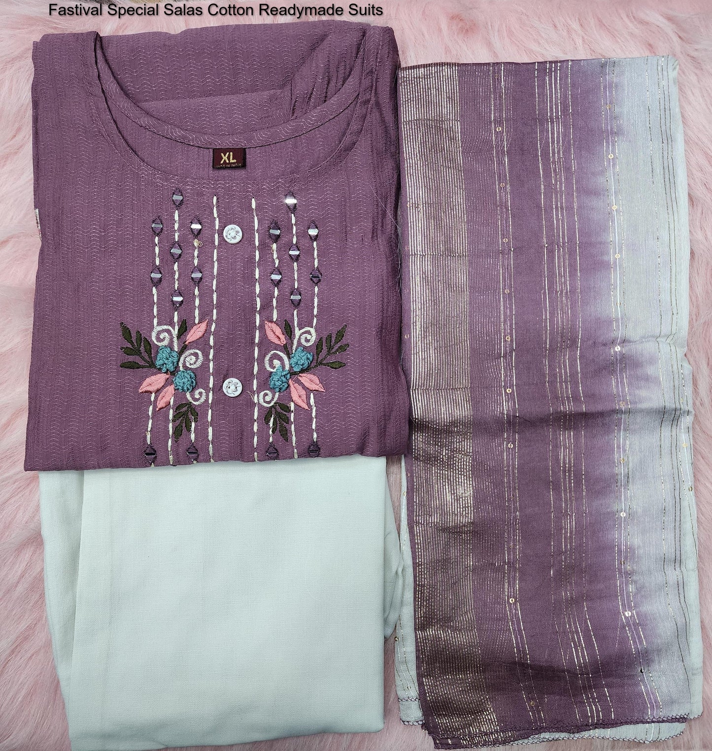 Fastival Special Salas Cotton Readymade Suits