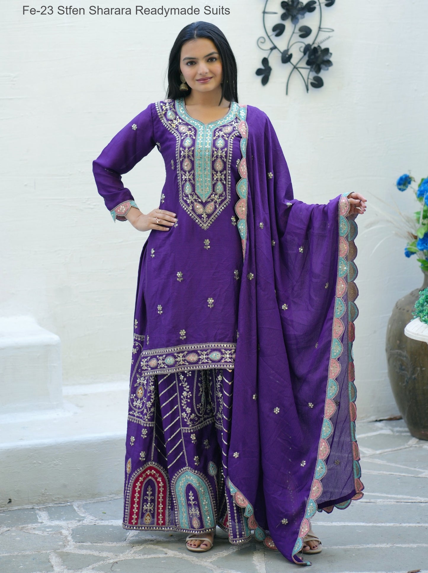 Ct-32 Burg Chansi Trendz Embroidery Koti Lehenga Choli