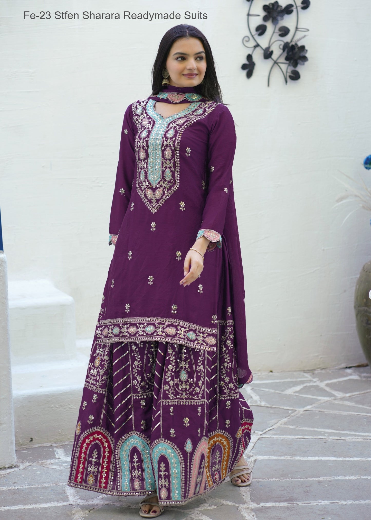 Ct-32 Burg Chansi Trendz Embroidery Koti Lehenga Choli