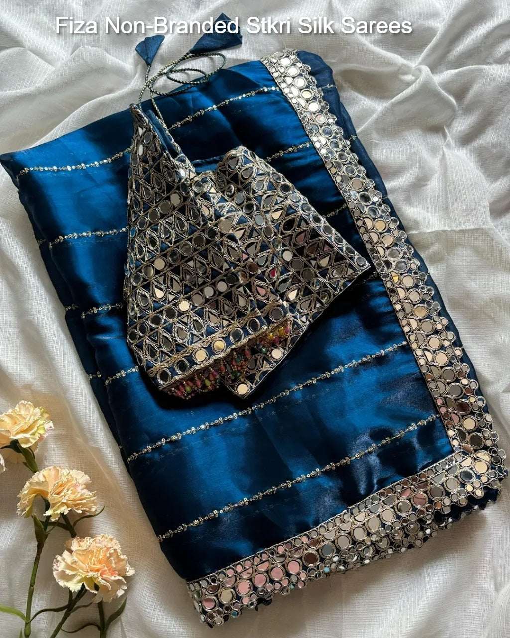 Fiza Non-Branded Stkri Silk Sarees