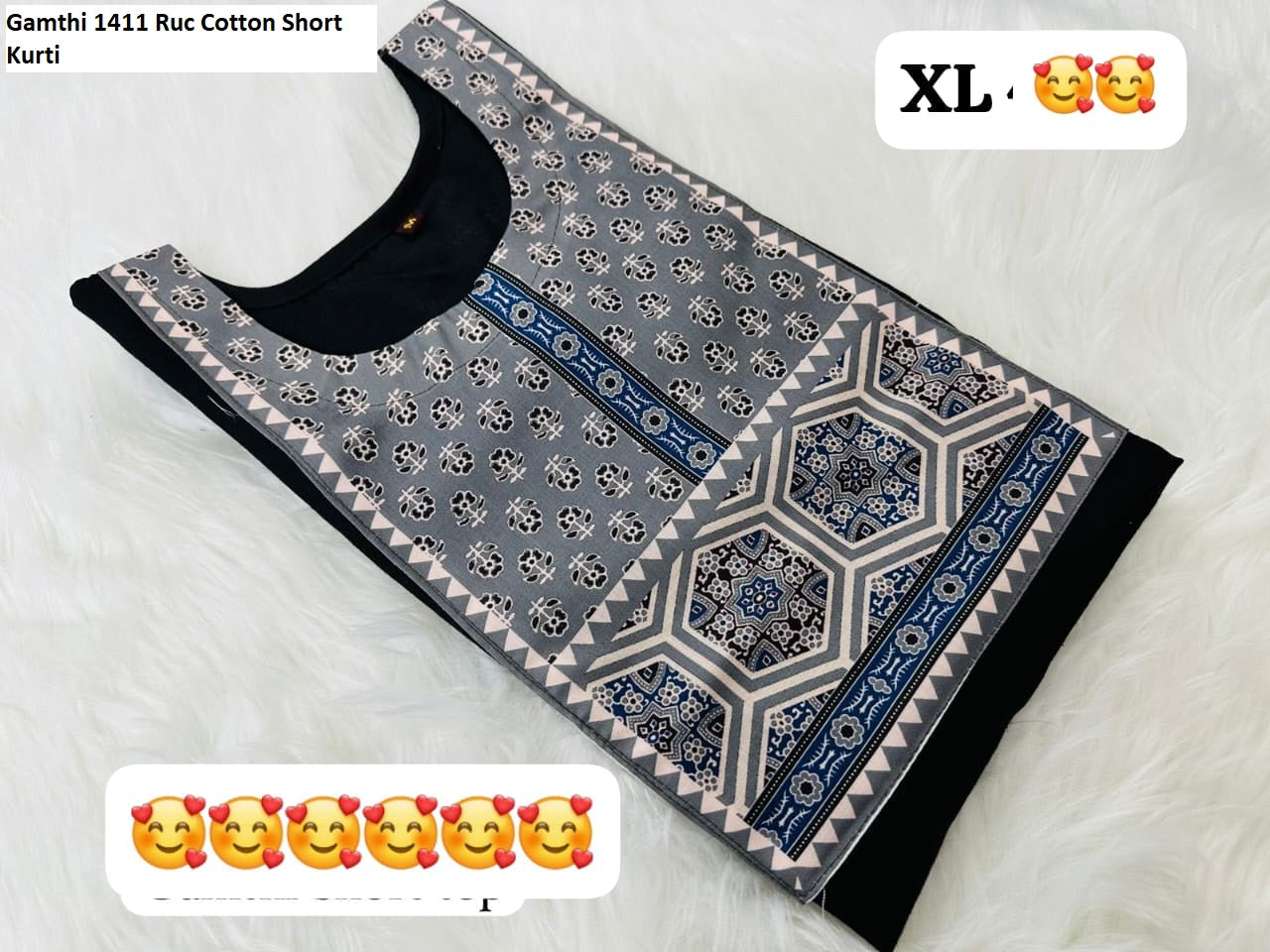 Gamthi 1411 Ruc Cotton Short Kurti