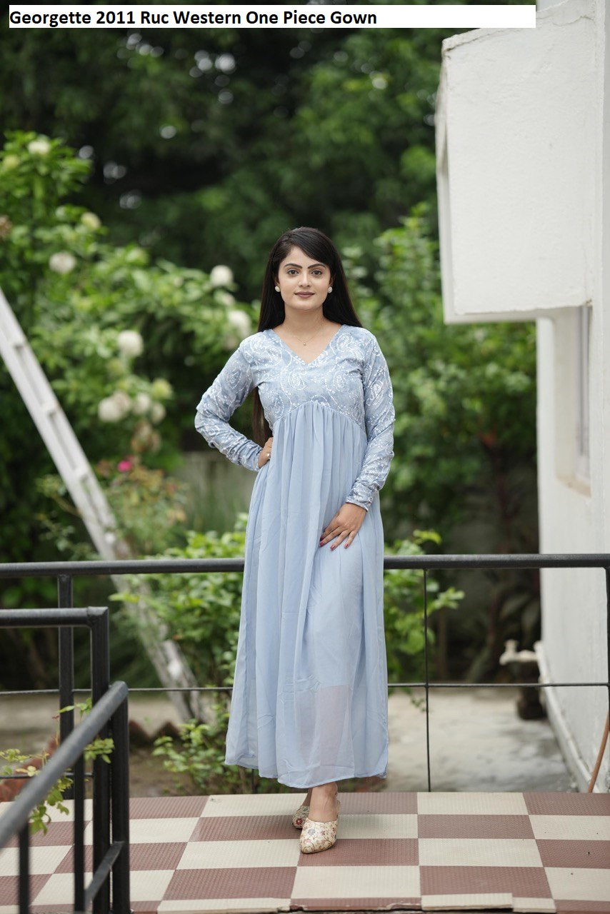 Georgette 2011 Ruc Western One Piece Gown