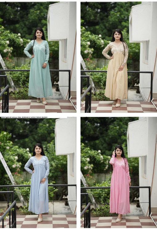 Georgette 2011 Ruc Western One Piece Gown