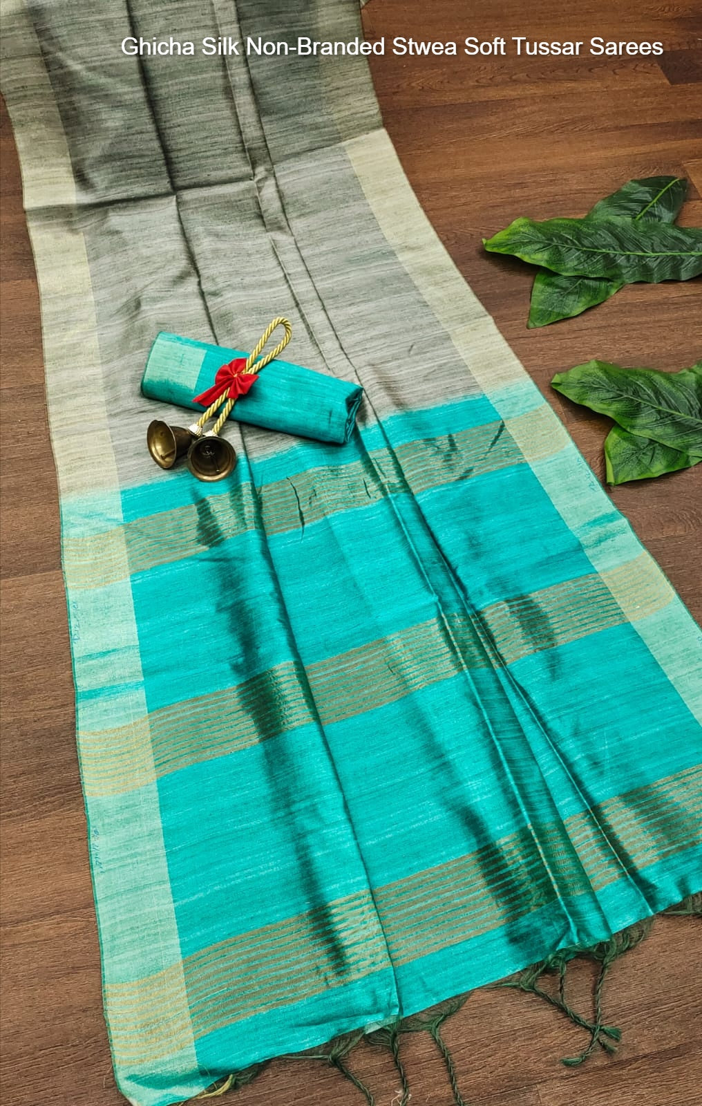 Ghicha Silk Non-Branded Stwea Soft Tussar Sarees