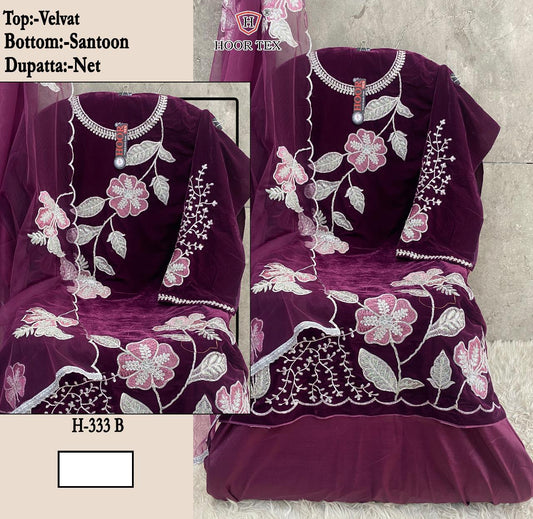 H-333B Hoor Tex Heavy Velvet Suits