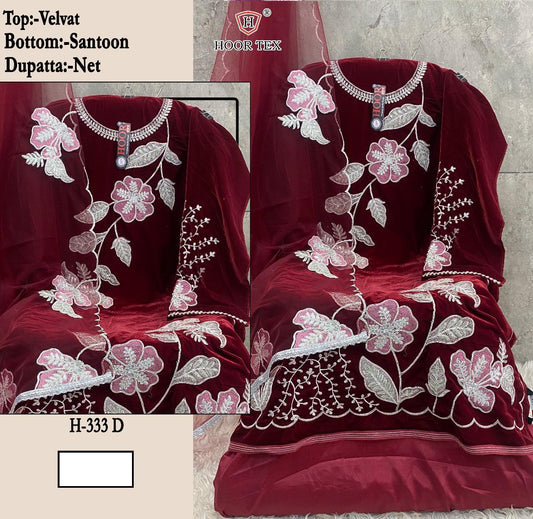 H-333D Hoor Tex Heavy Velvet Suits