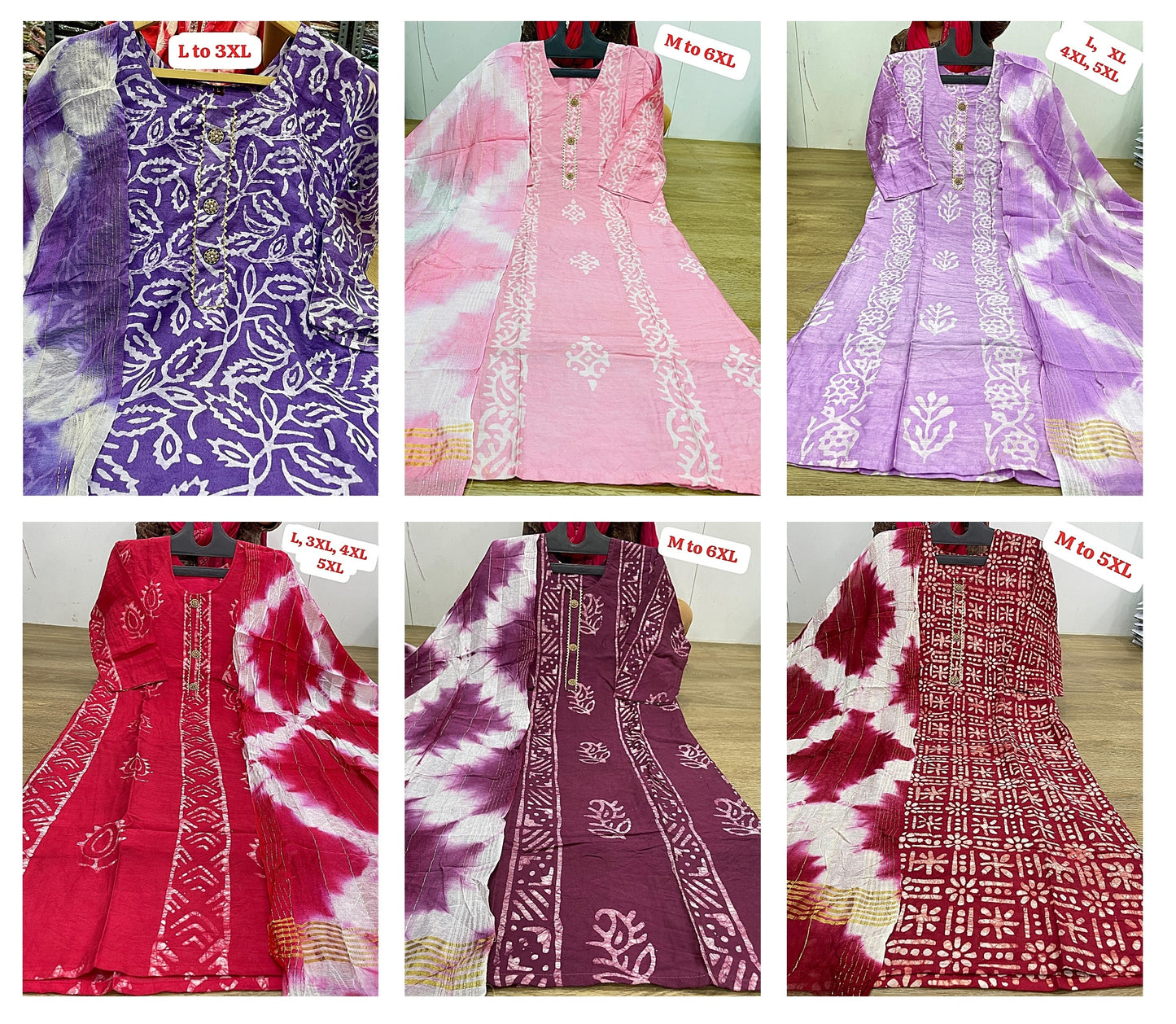 Hand Wax Non-Branded Stpmr Batik Kurti Dupatta Set