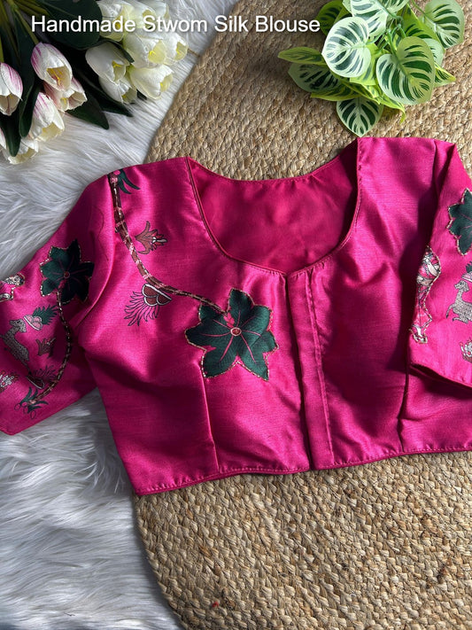 Handmade Stwom Silk Blouse