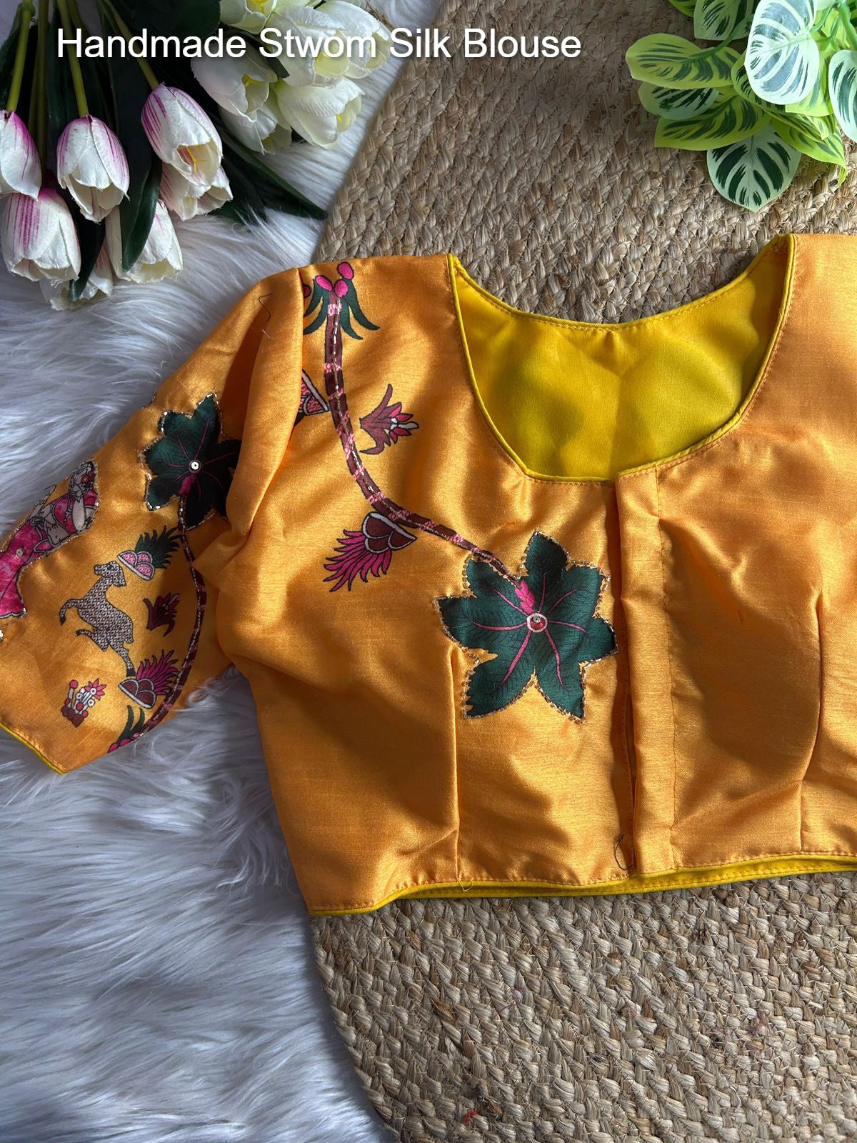Handmade Stwom Silk Blouse