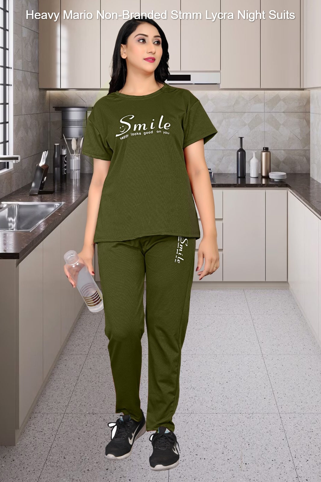 Heavy Mario Non-Branded Stmm Lycra Night Suits