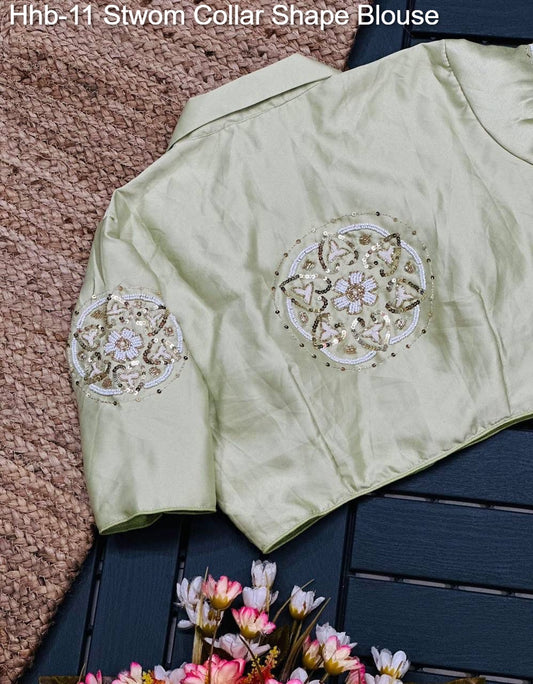 Hhb-11 Stwom Collar Shape Blouse