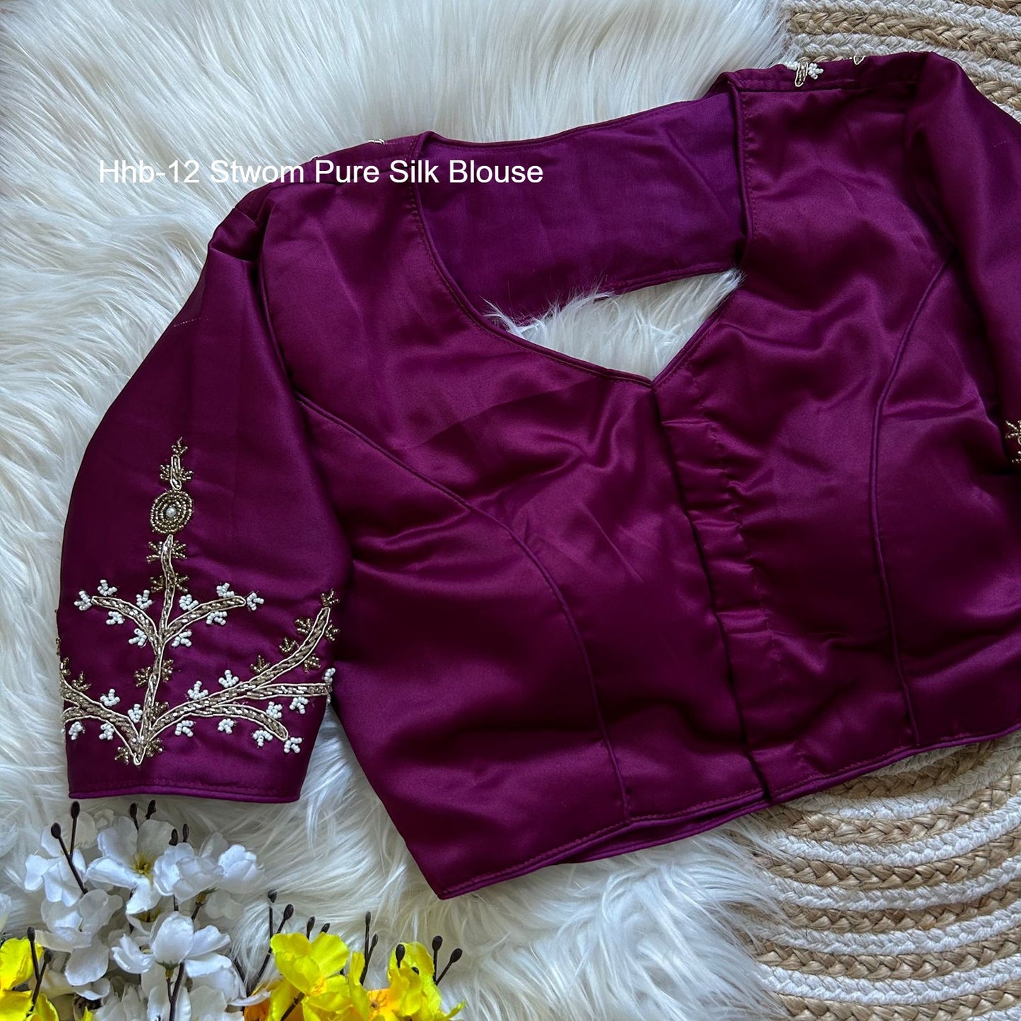 Hhb-12 Stwom Pure Silk Blouse