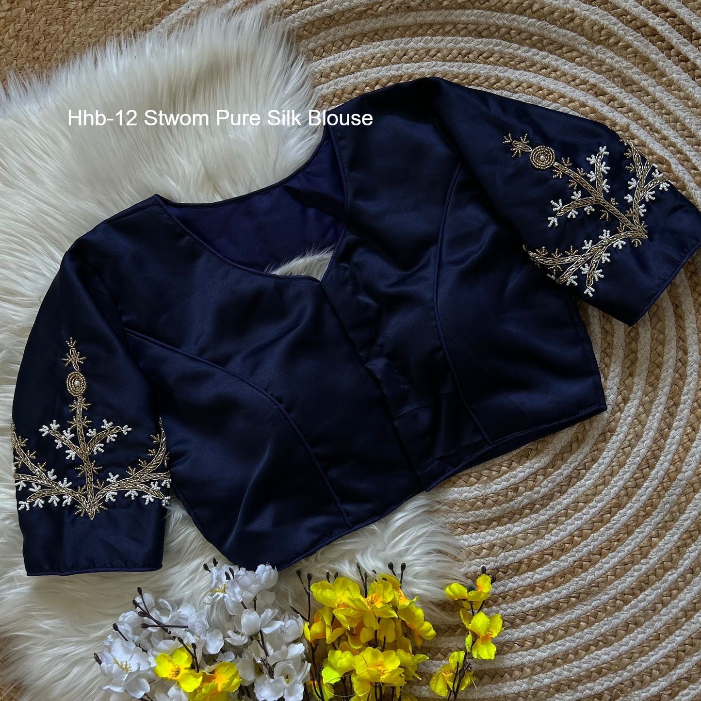 Hhb-12 Stwom Pure Silk Blouse