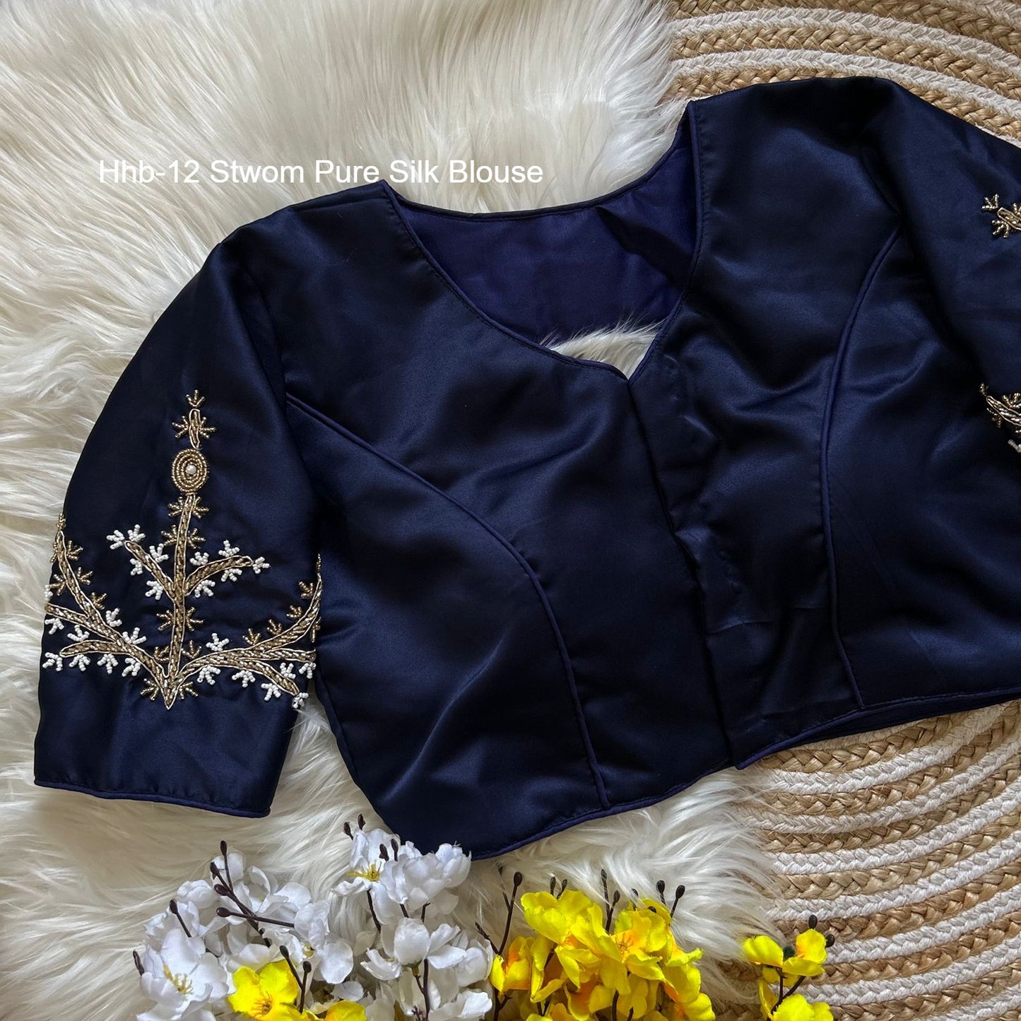 Hhb-12 Stwom Pure Silk Blouse