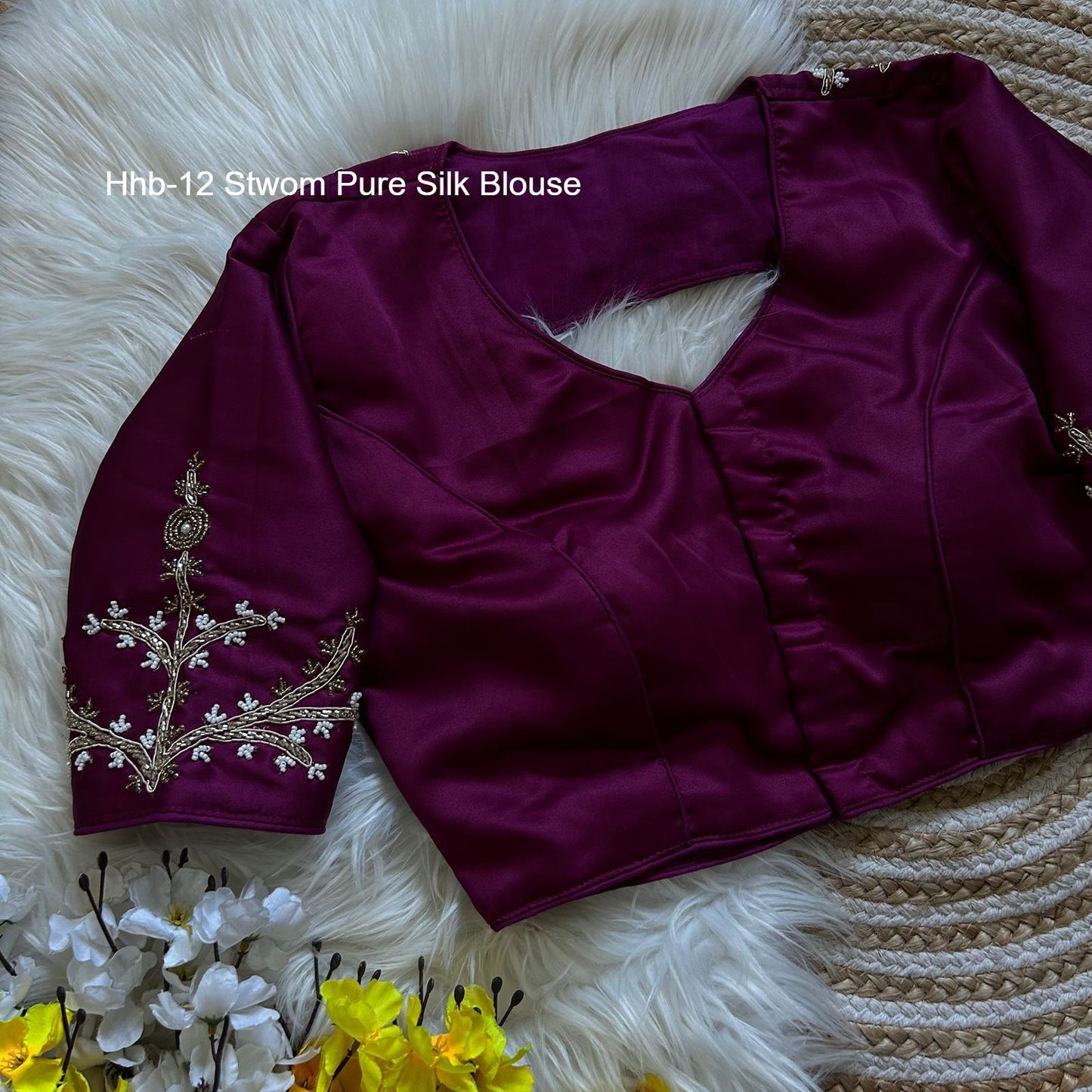 Hhb-12 Stwom Pure Silk Blouse
