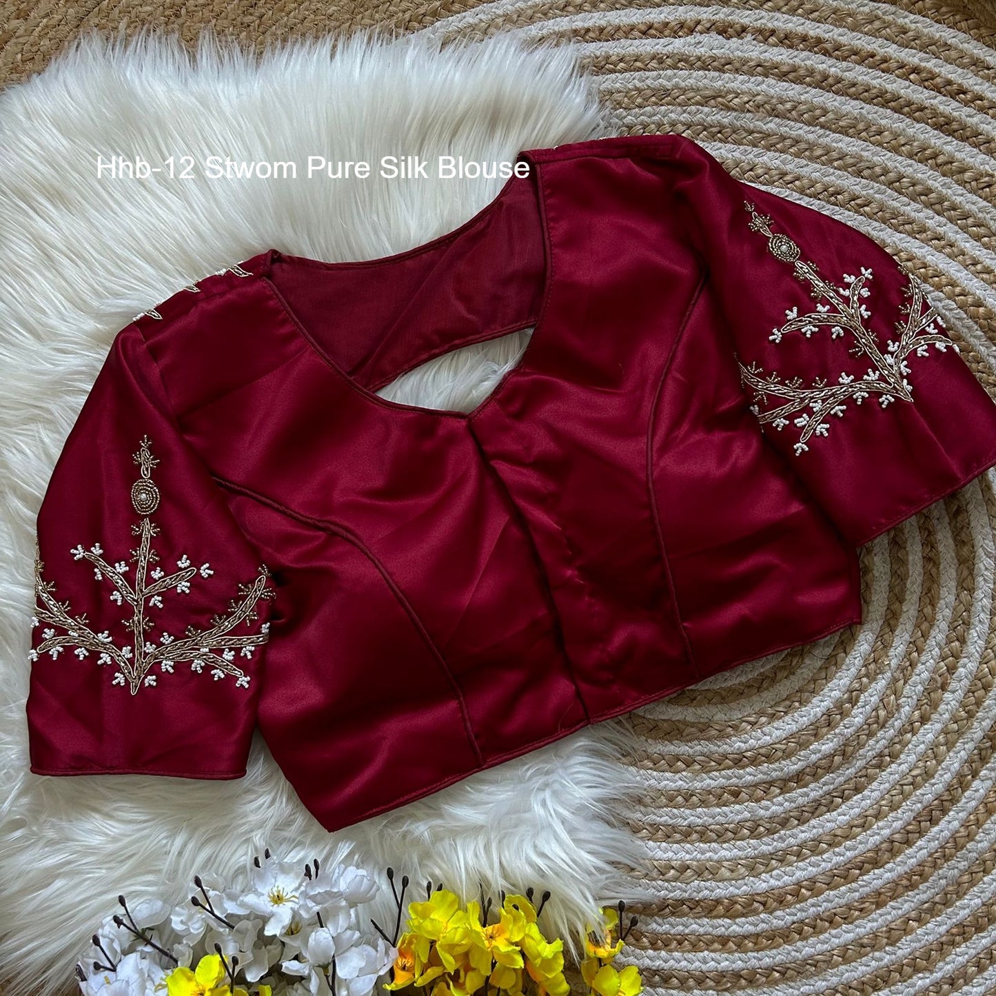 Hhb-12 Stwom Pure Silk Blouse
