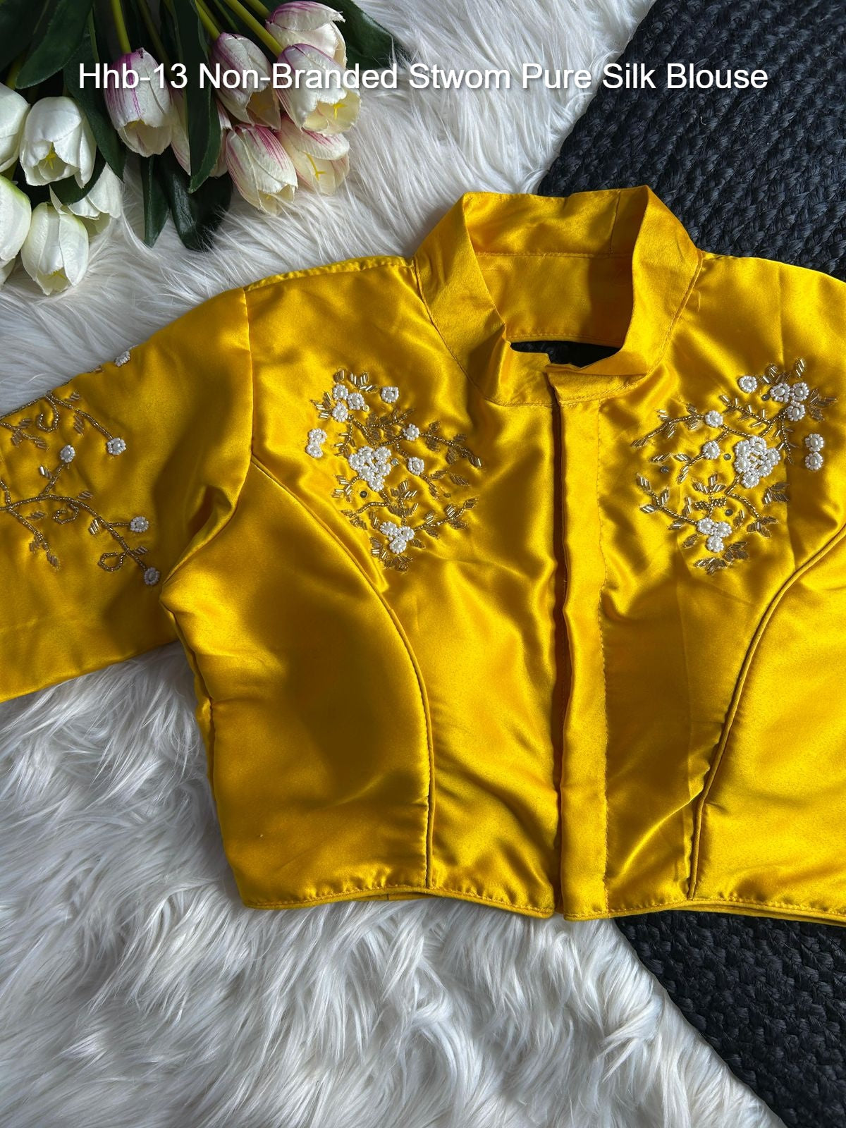 Hhb-13 Non-Branded Stwom Pure Silk Blouse