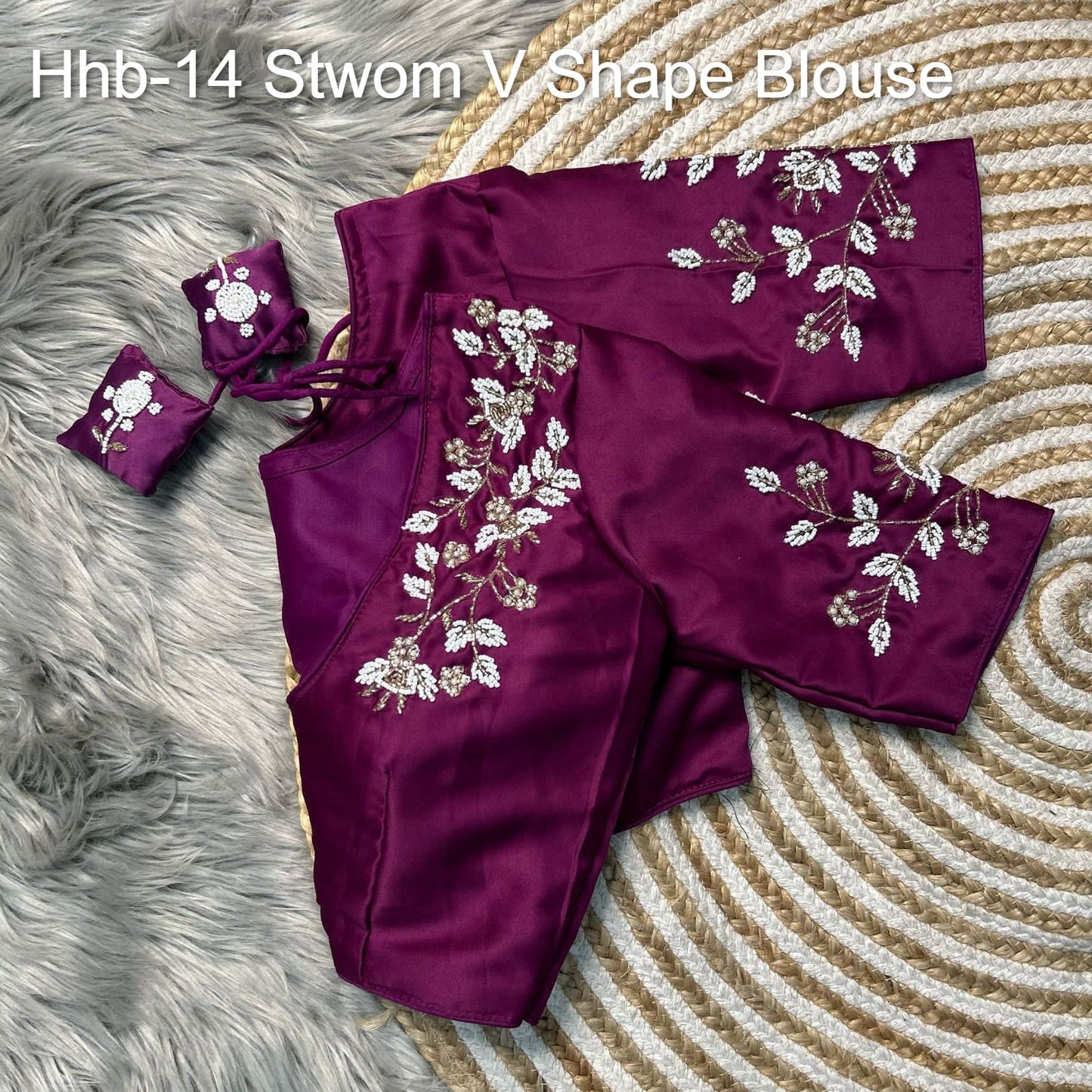 Hhb-14 Stwom V Shape Blouse