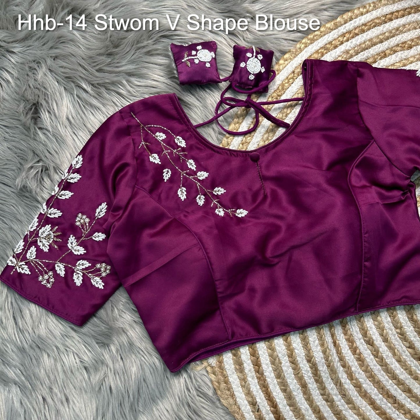 Hhb-14 Stwom V Shape Blouse