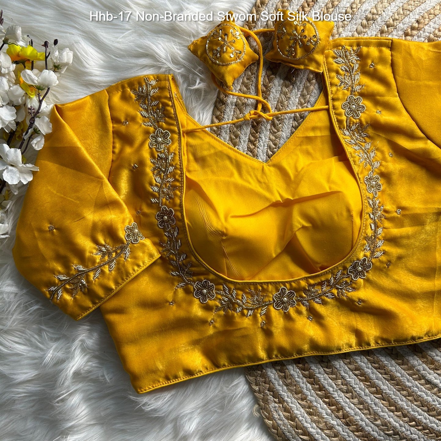 Hhb-17 Non-Branded Stwom Soft Silk Blouse