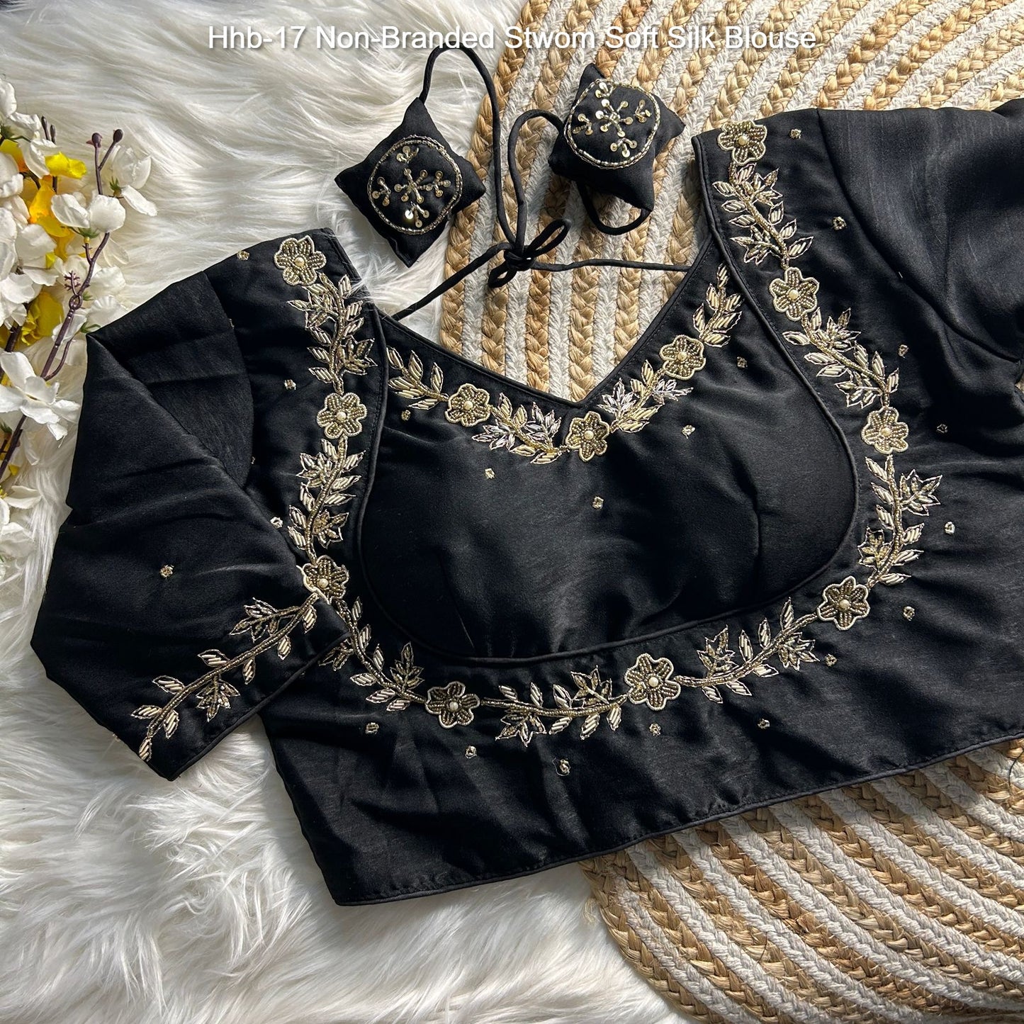 Hhb-17 Non-Branded Stwom Soft Silk Blouse