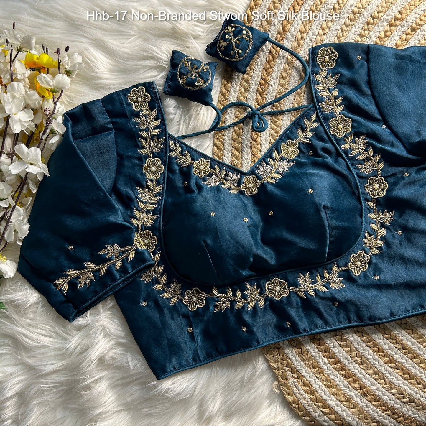 Hhb-17 Non-Branded Stwom Soft Silk Blouse