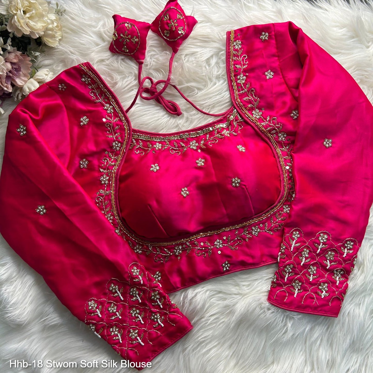 Hhb-18 Stwom Soft Silk Blouse