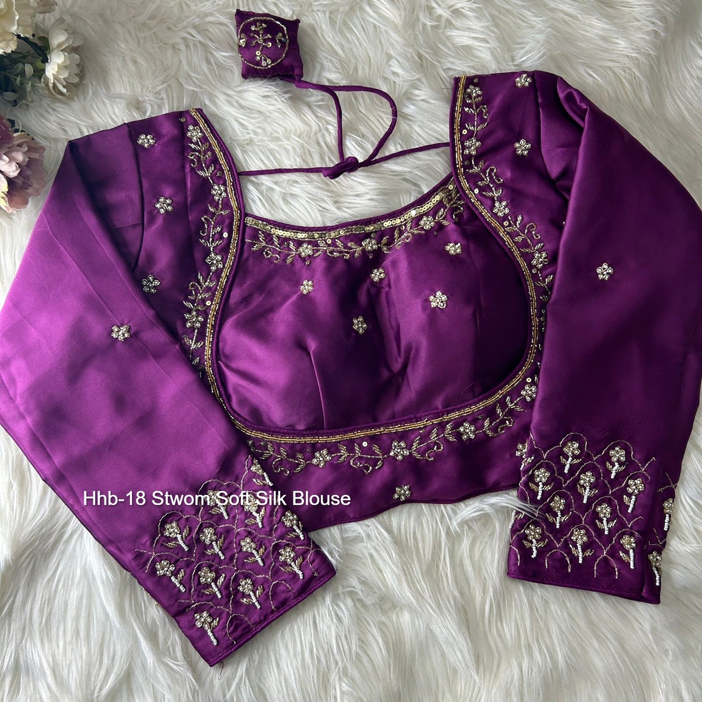 Hhb-18 Stwom Soft Silk Blouse