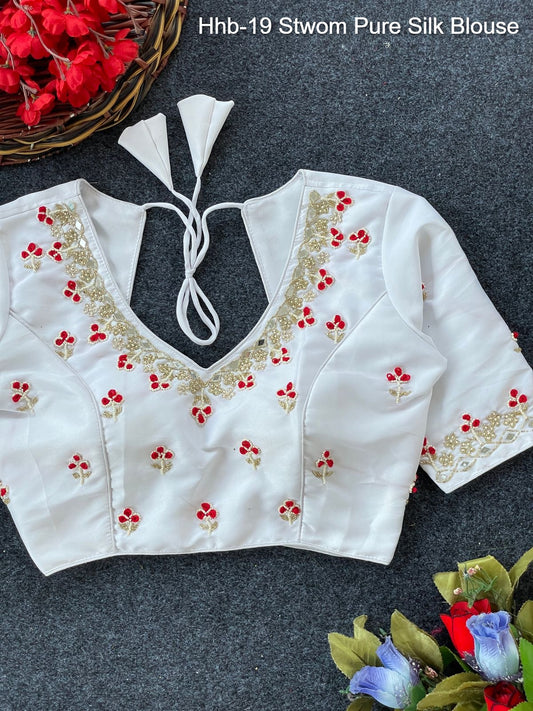 Hhb-19 Stwom Pure Silk Blouse