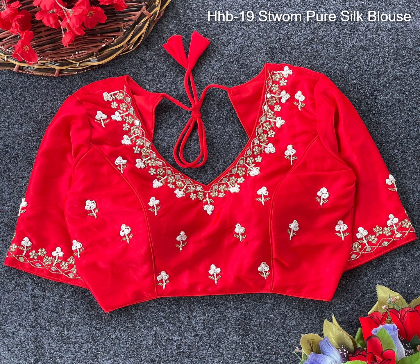 Hhb-19 Stwom Pure Silk Blouse