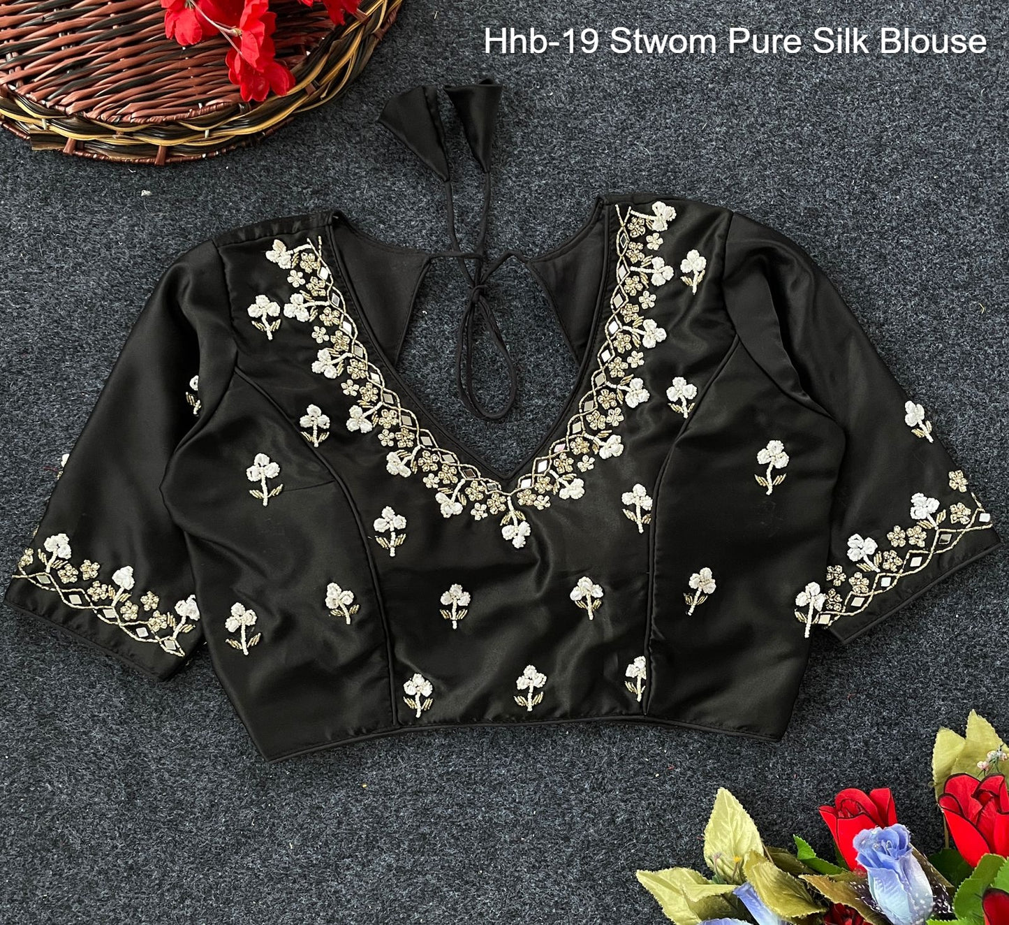 Hhb-19 Stwom Pure Silk Blouse