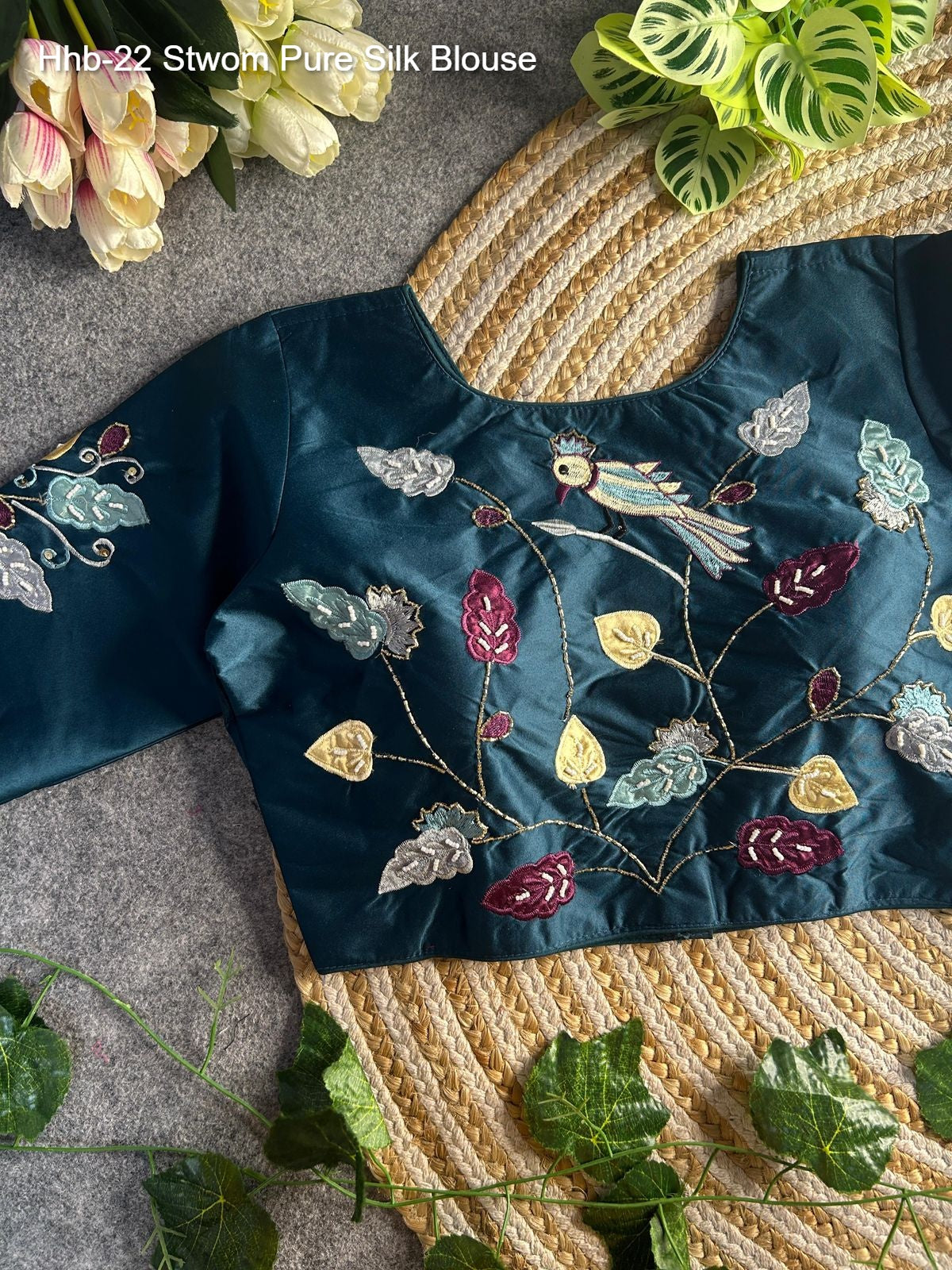 Hhb-22 Non-Branded Stwom Pure Silk Blouse