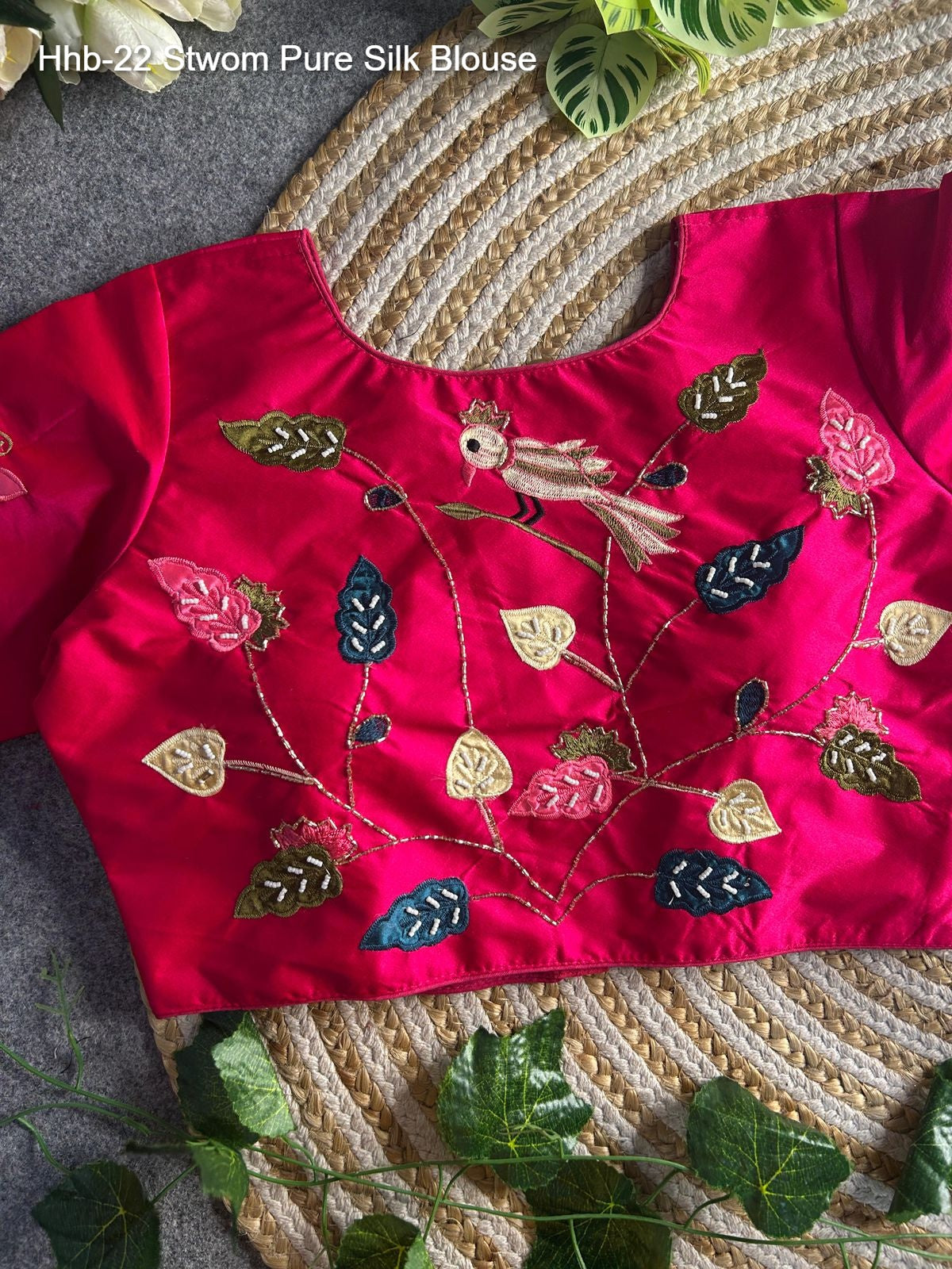 Hhb-22 Non-Branded Stwom Pure Silk Blouse