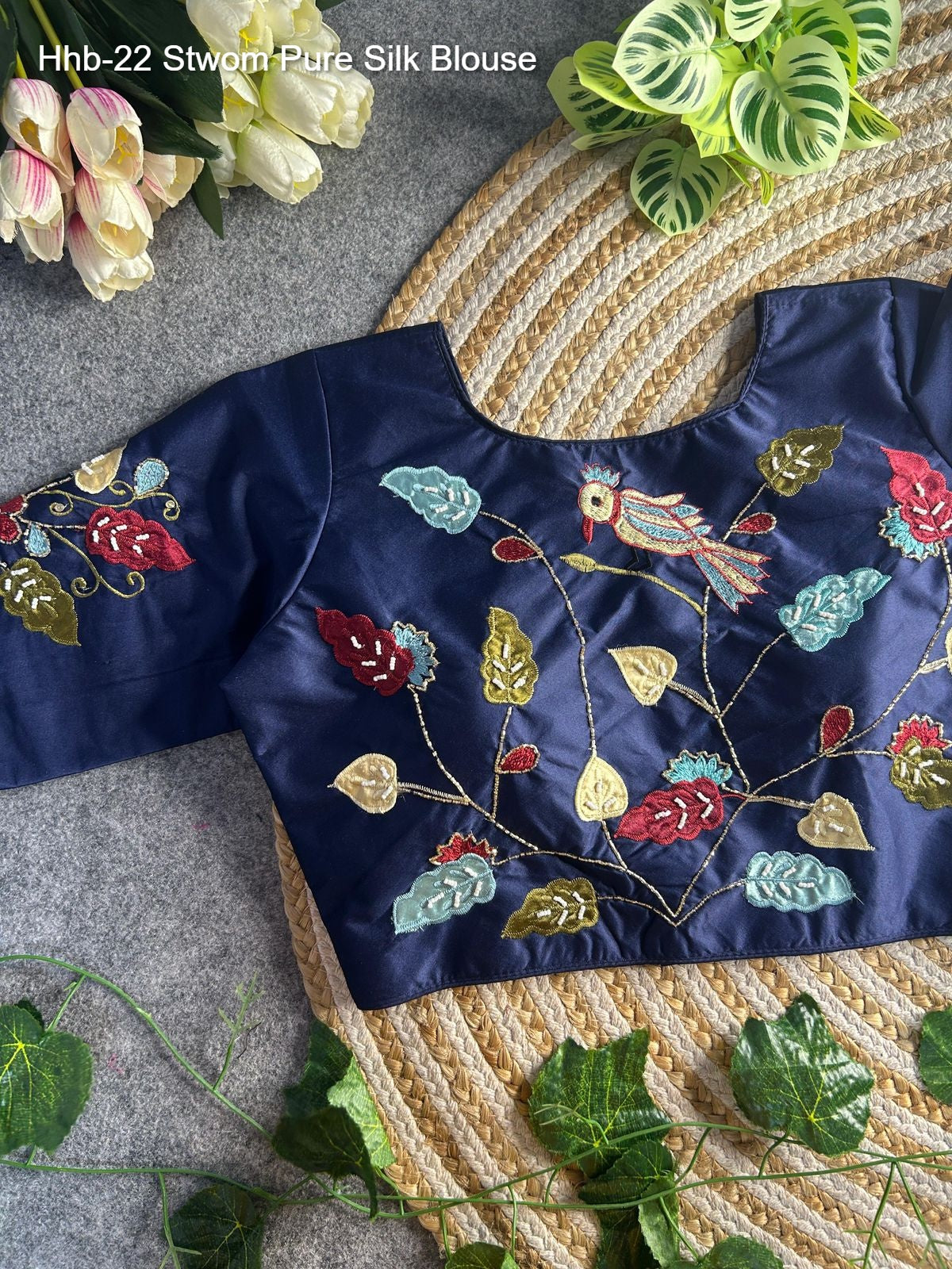 Hhb-22 Non-Branded Stwom Pure Silk Blouse