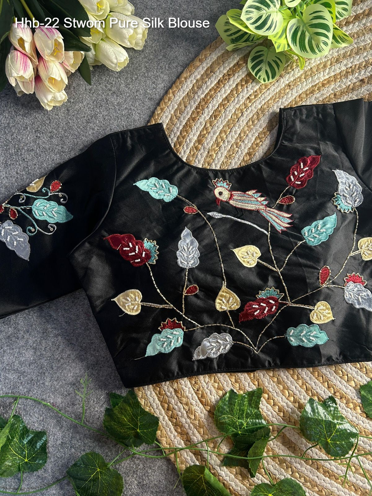 Hhb-22 Non-Branded Stwom Pure Silk Blouse
