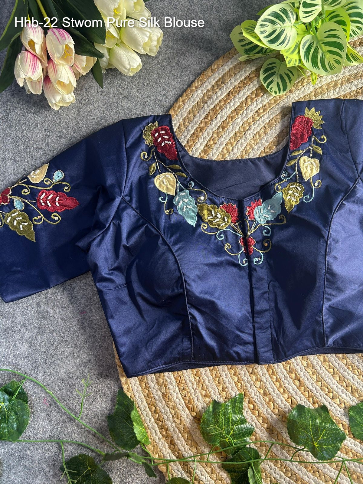 Hhb-22 Non-Branded Stwom Pure Silk Blouse