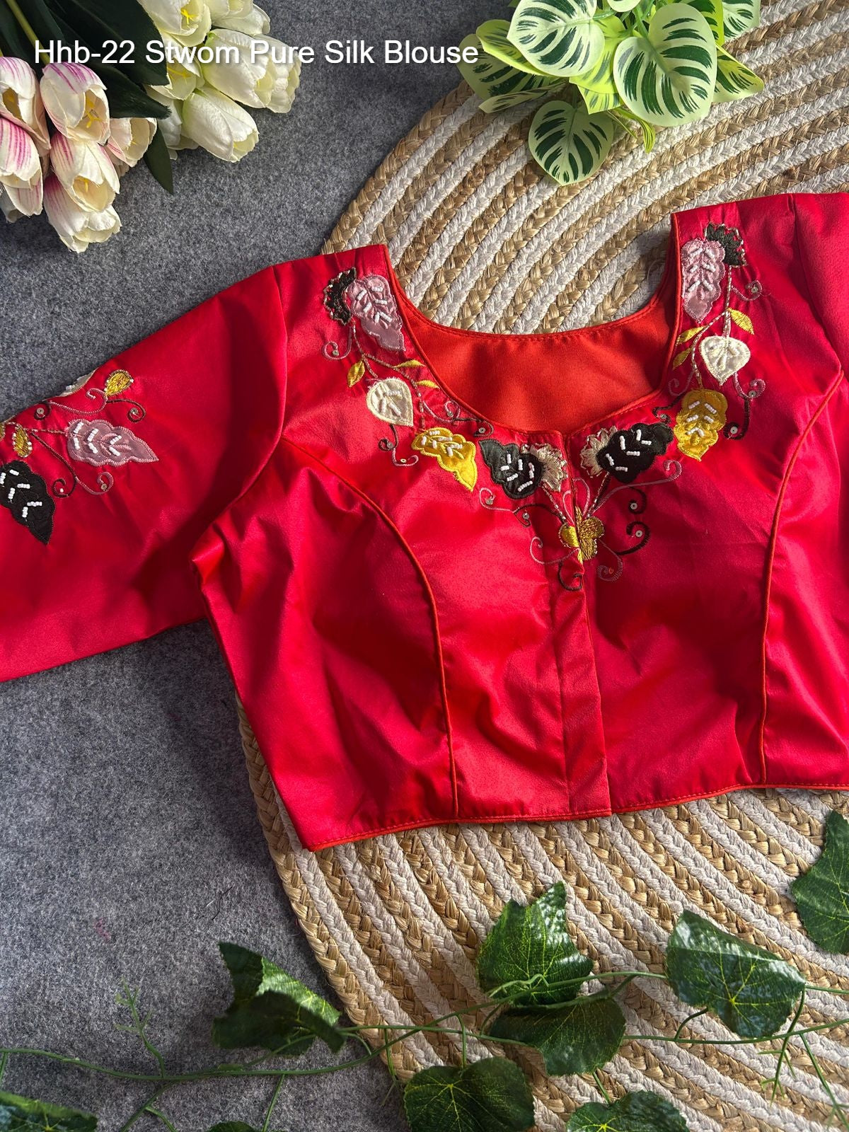 Hhb-22 Non-Branded Stwom Pure Silk Blouse
