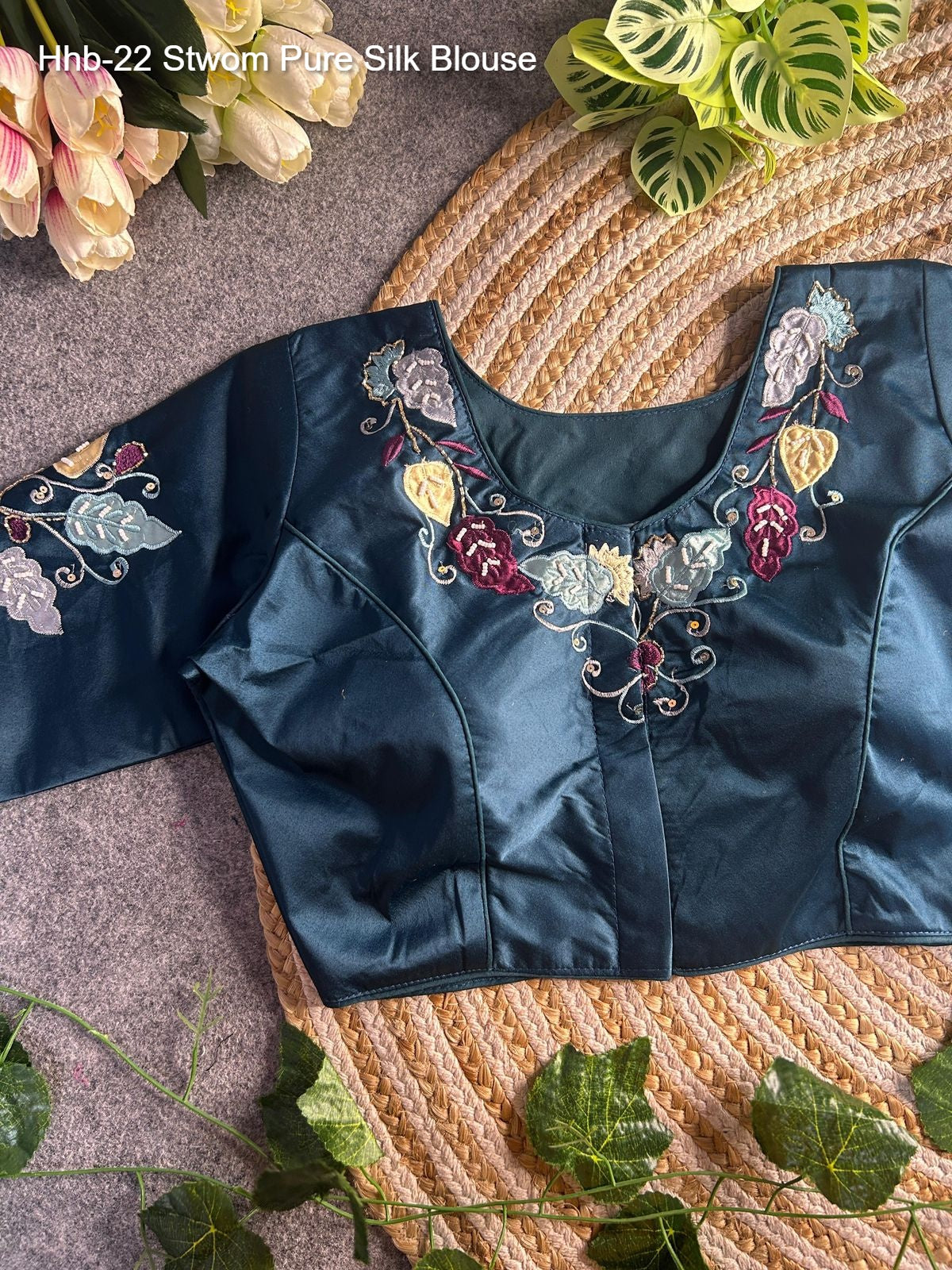 Hhb-22 Non-Branded Stwom Pure Silk Blouse