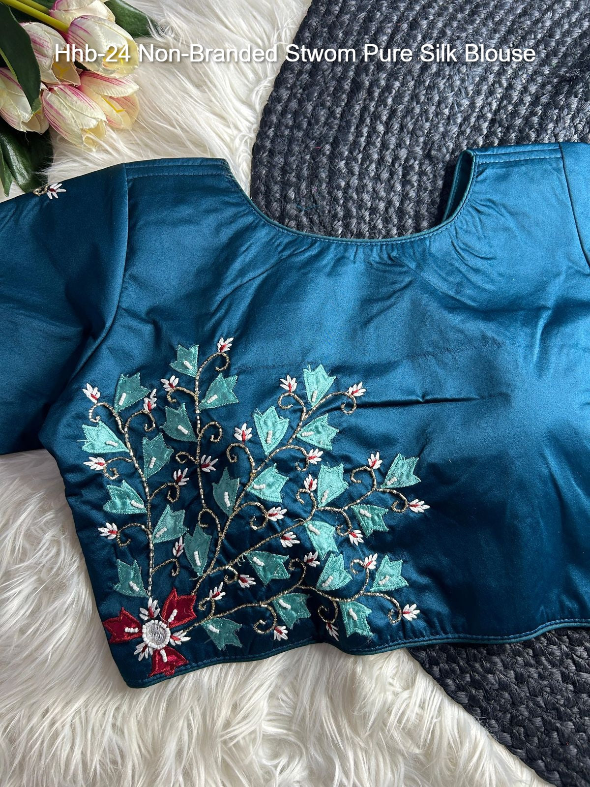 Hhb-24 Non-Branded Stwom Pure Silk Blouse