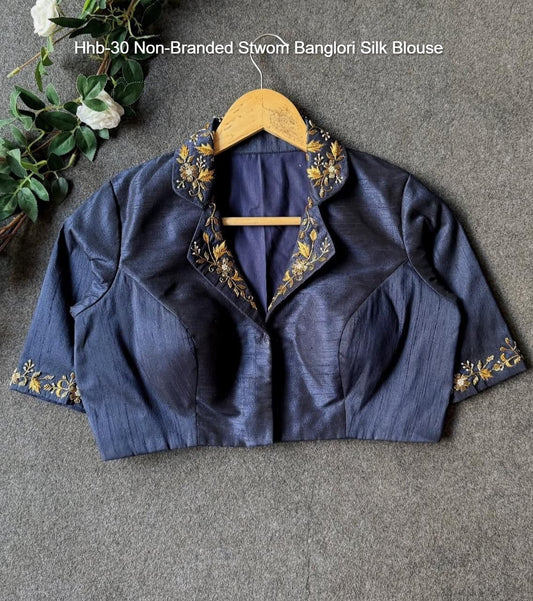 Hhb-30 Non-Branded Stwom Banglori Silk Blouse