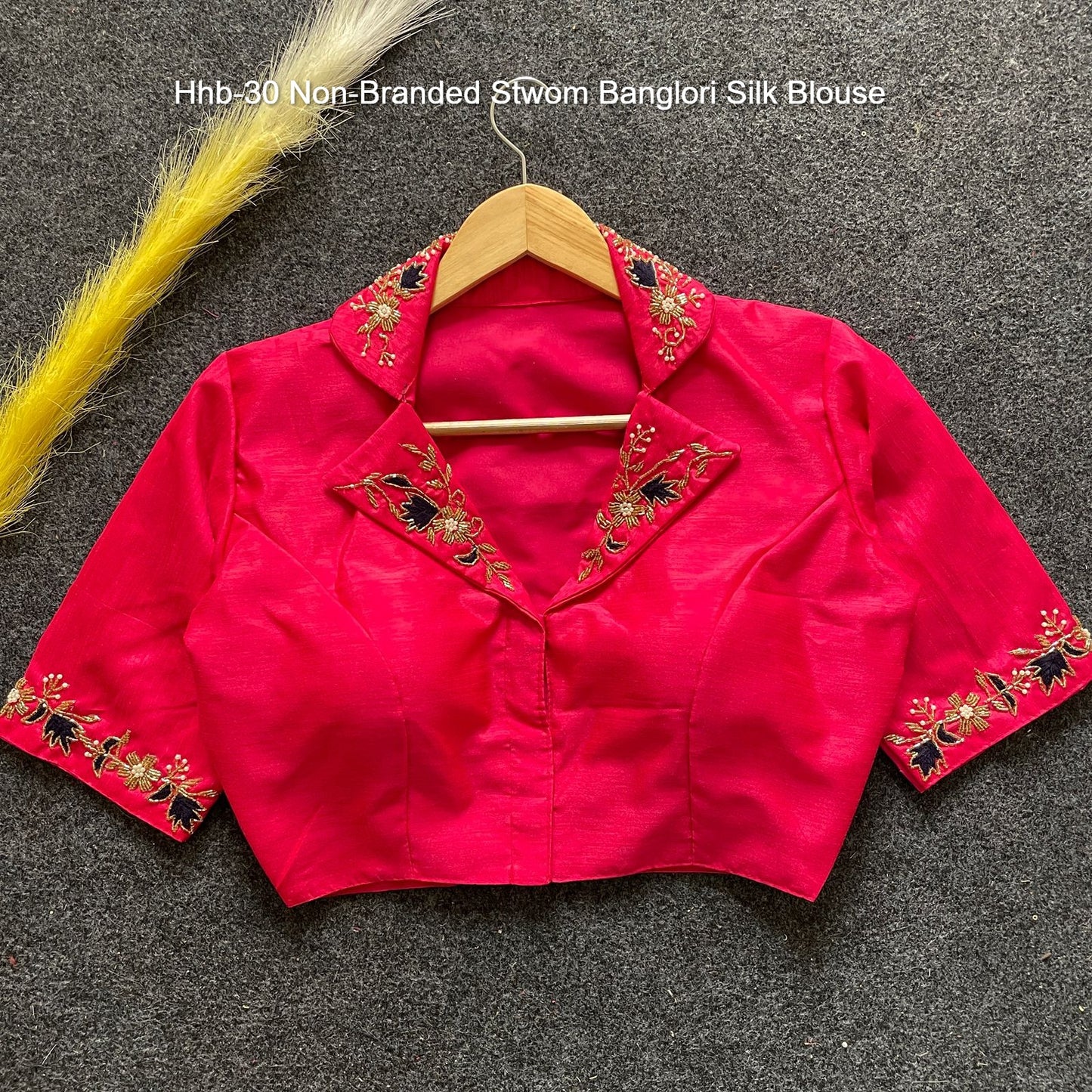 Hhb-30 Non-Branded Stwom Banglori Silk Blouse