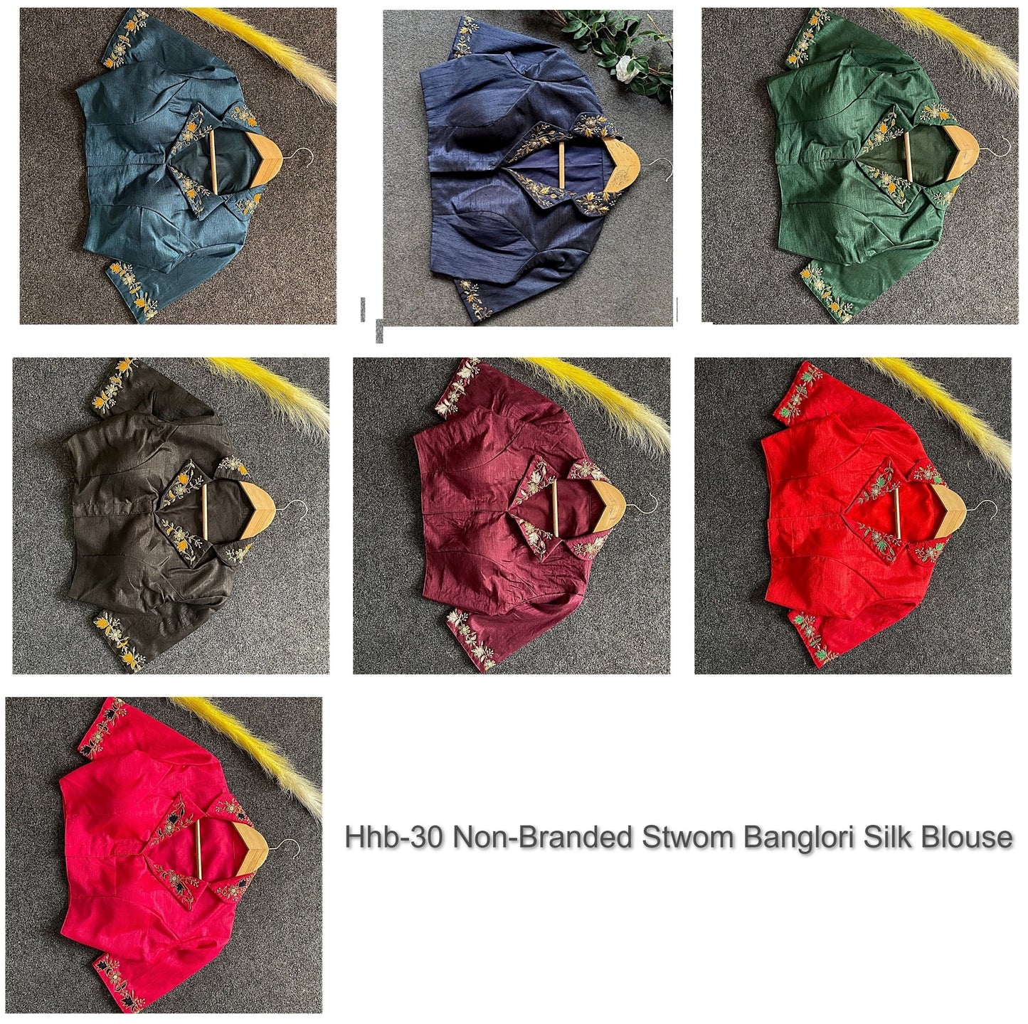 Hhb-30 Non-Branded Stwom Banglori Silk Blouse