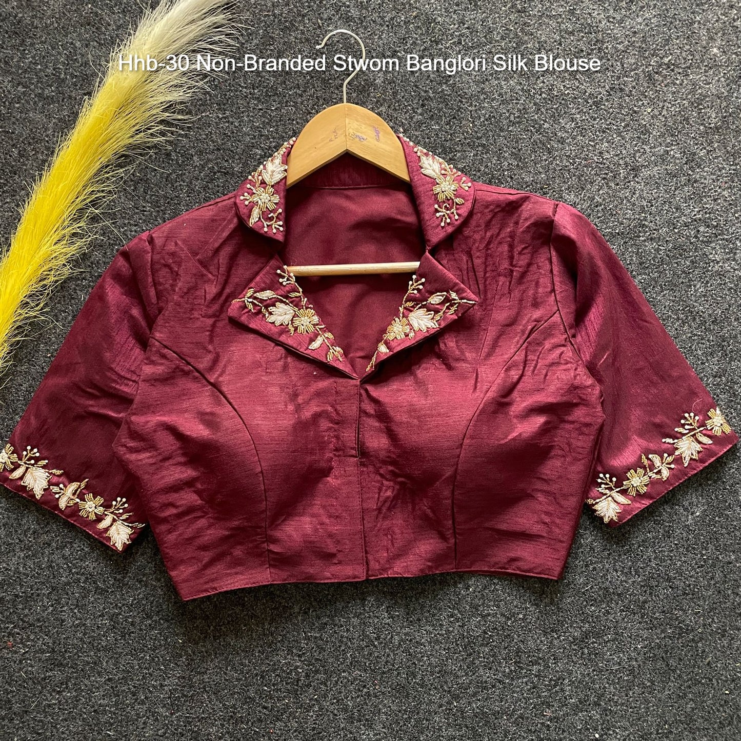 Hhb-30 Non-Branded Stwom Banglori Silk Blouse