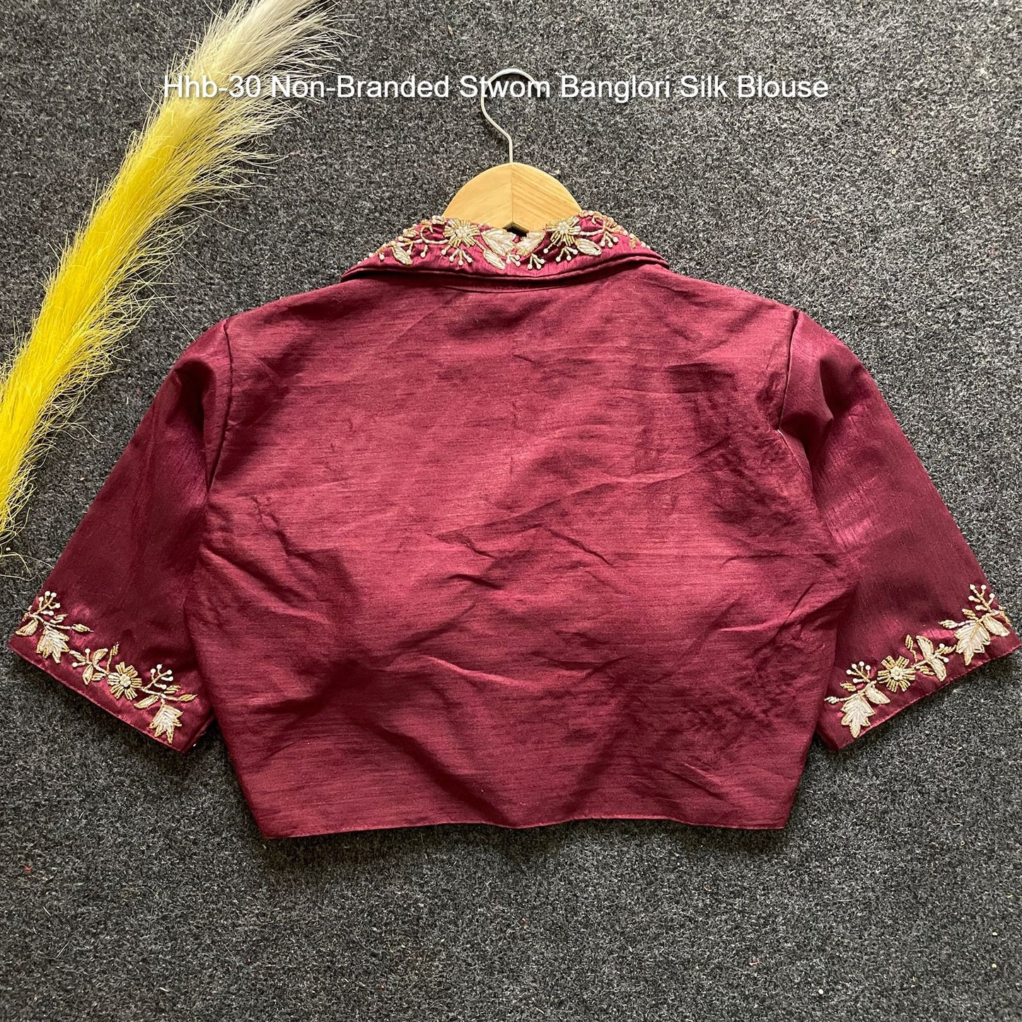 Hhb-30 Non-Branded Stwom Banglori Silk Blouse