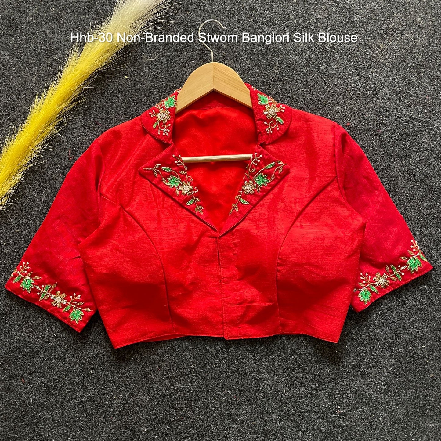 Hhb-30 Non-Branded Stwom Banglori Silk Blouse