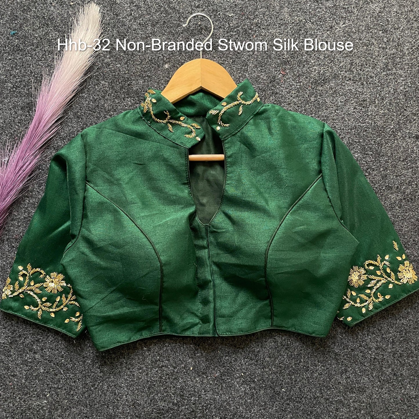 Hhb-32 Non-Branded Stwom Silk Blouse