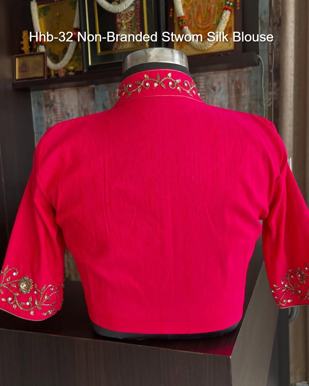 Hhb-32 Non-Branded Stwom Silk Blouse