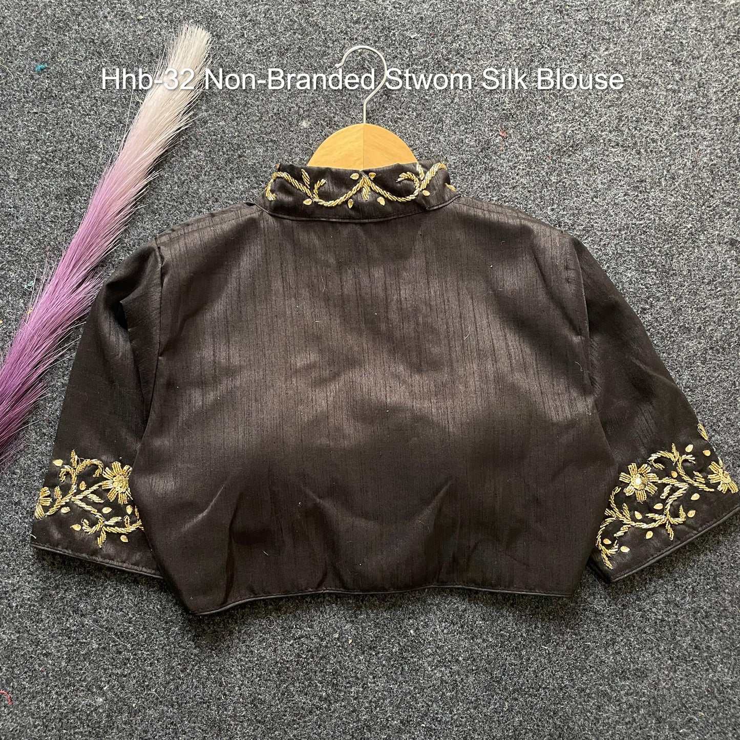 Hhb-32 Non-Branded Stwom Silk Blouse