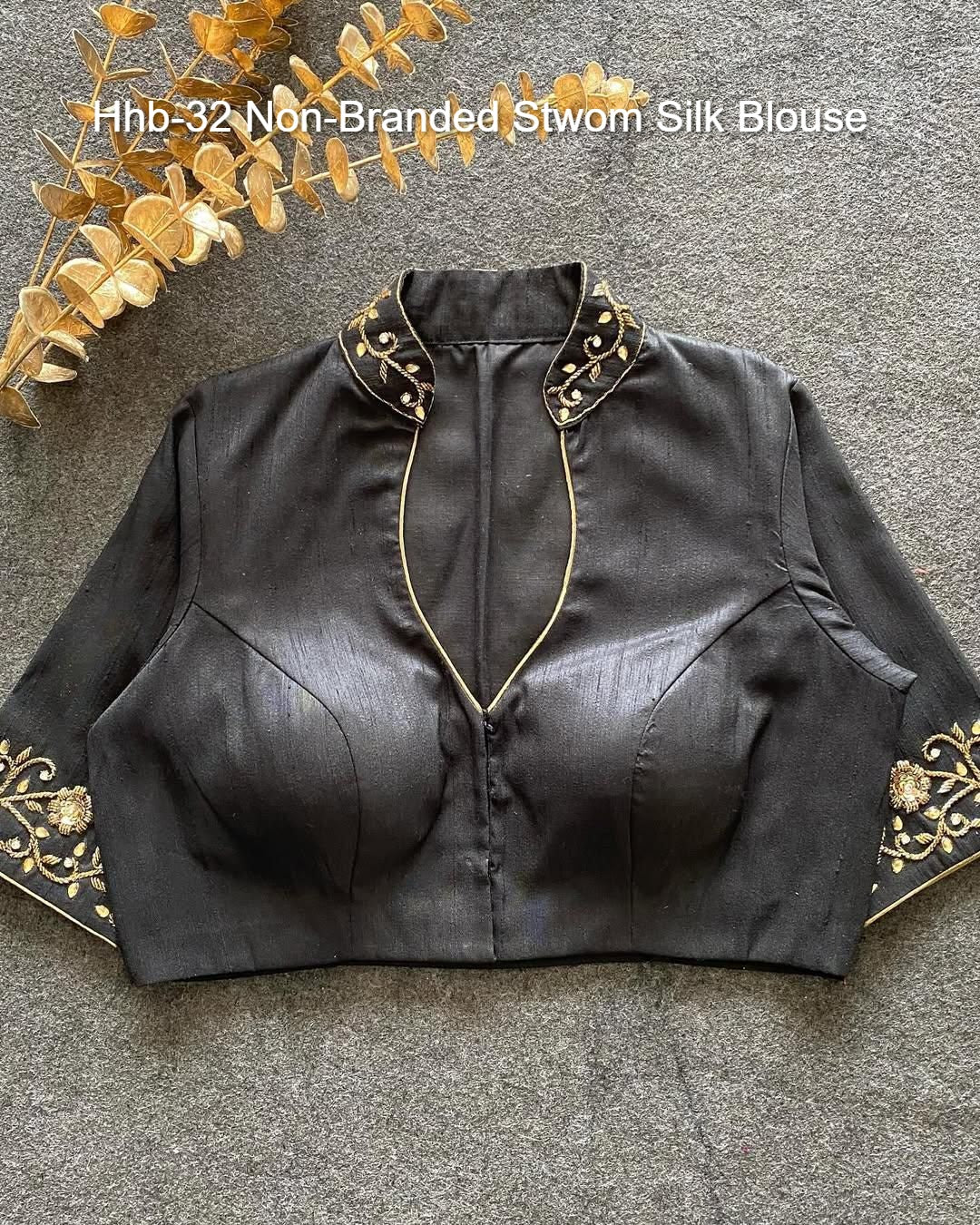 Hhb-32 Non-Branded Stwom Silk Blouse